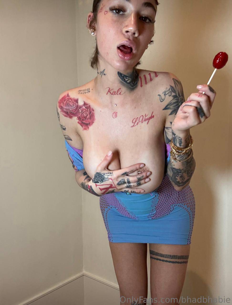 Bhad Bhabie Goes Topless and Teases Hard in Erotic Mesh Lollipop Shoot 8 – BareFame Bhad Bhabie Goes Topless and Teases Hard in Erotic Mesh Lollipop Shoot 8