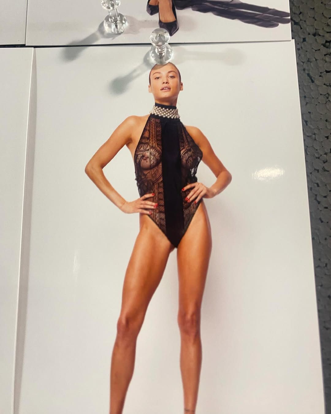 See Through Lace Bodysuit Big Breasts and Bare Nipples on the Paris Catwalk Rose Bertram 9 – BareFame See Through Lace Bodysuit Big Breasts and Bare Nipples on the Paris Catwalk Rose Bertram 9