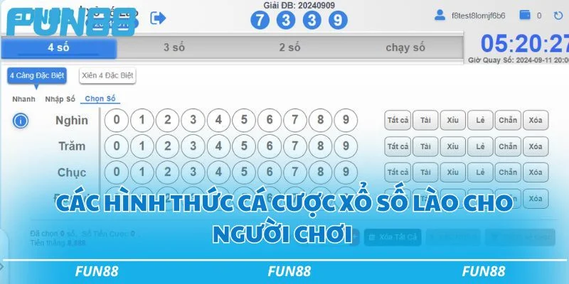 Các hình thức cá cược xổ số Lào cho người chơi lựa chọn Các hình thức cá cược xổ số Lào cho người chơi lựa chọn