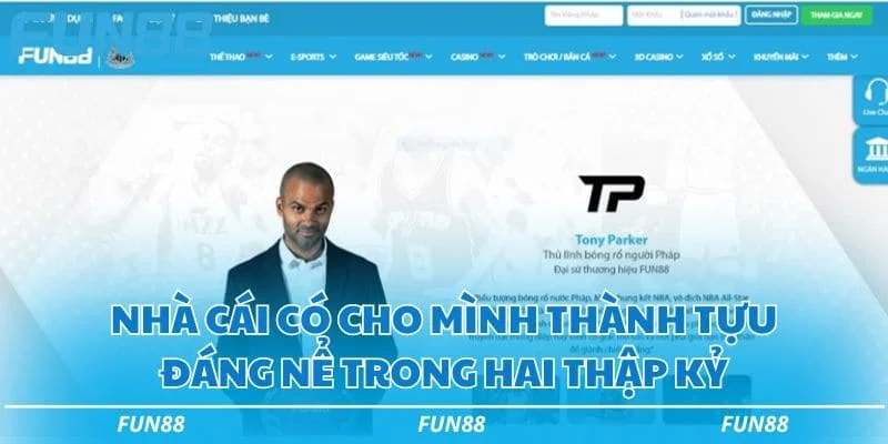 Thành tựu của nhà cái fun88 Thành tựu của nhà cái fun88